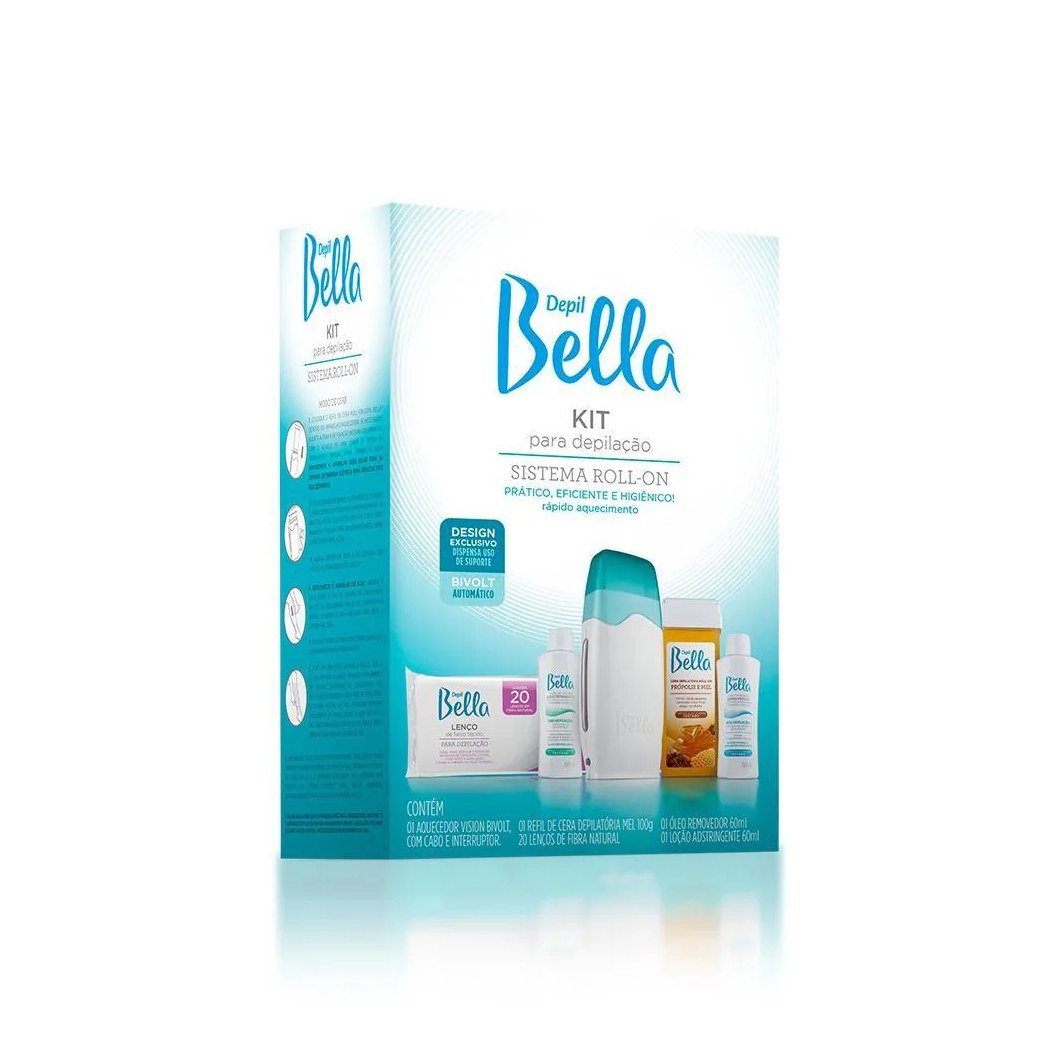 Kit para Depilação Roll – On Depil Bella Bivolt
