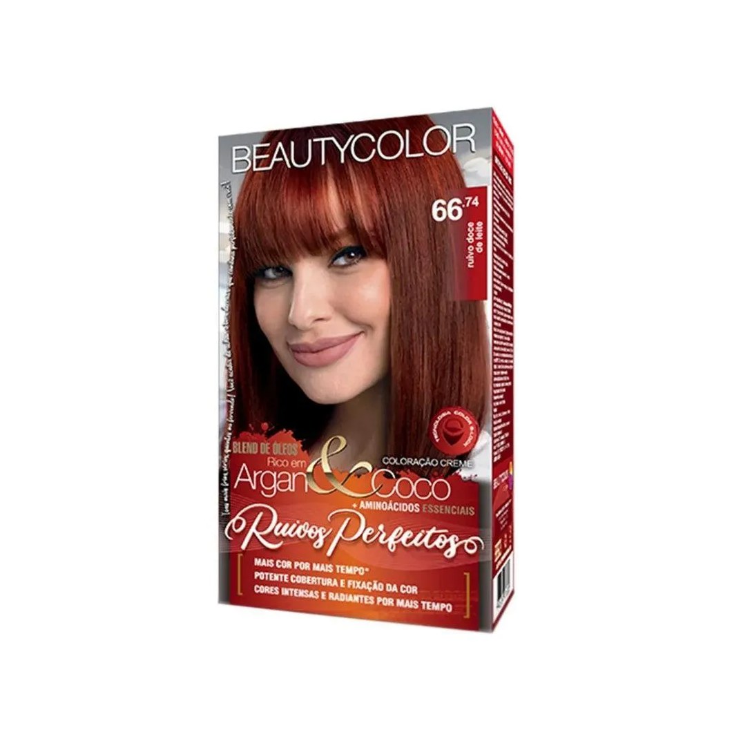Tintura Beauty Color 66.74 Ruivo Doce de Leite