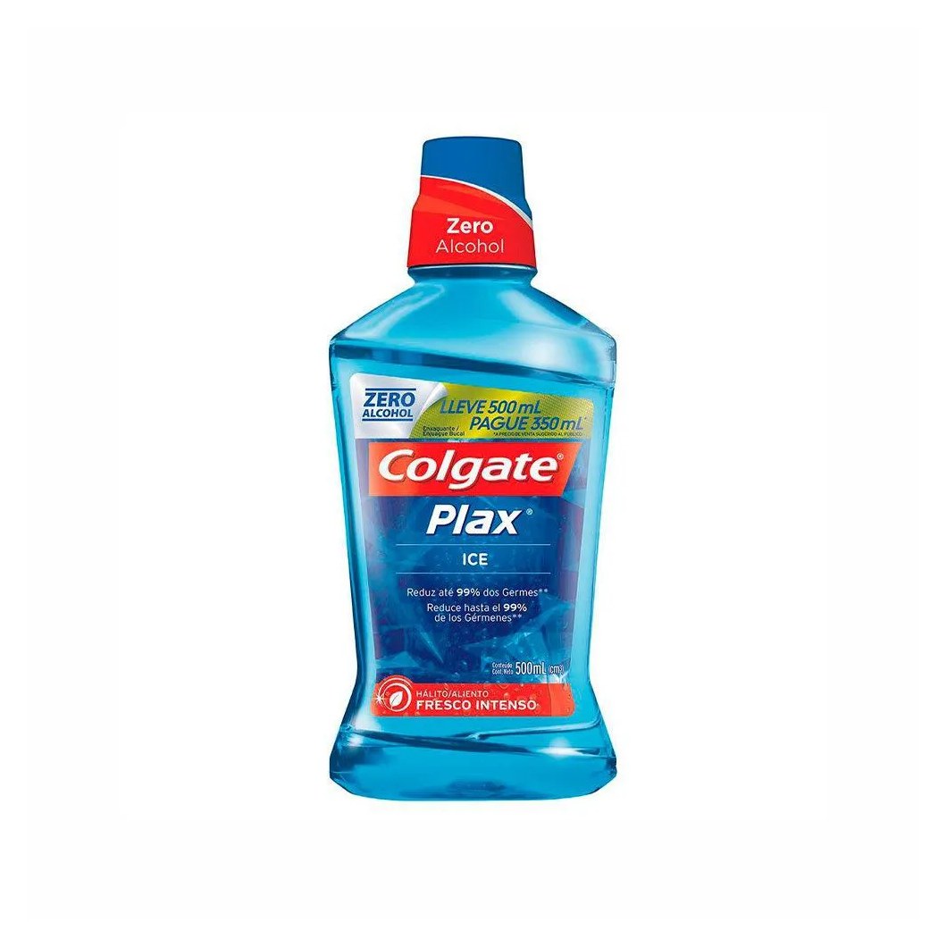 Enxaguante Bucal Colgate Plax Ice Lv500ml Pg350ml