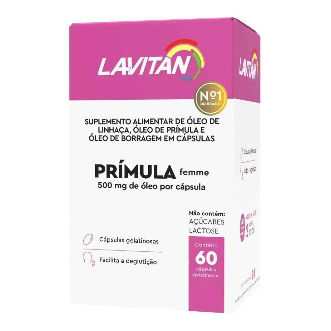 Lavitan Óleo de Prímula Femme 60Cps - Cimed