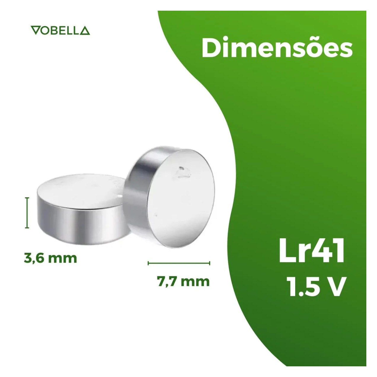 10 Baterias Pilhas Alcalina Lr41 1,5v Blister Cartela Elgin