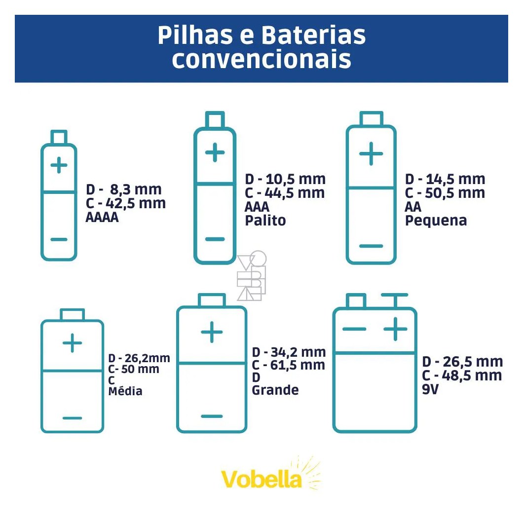 Pilha Alcalina D LR20 Grande Blister Com 2 Unidades Elgin