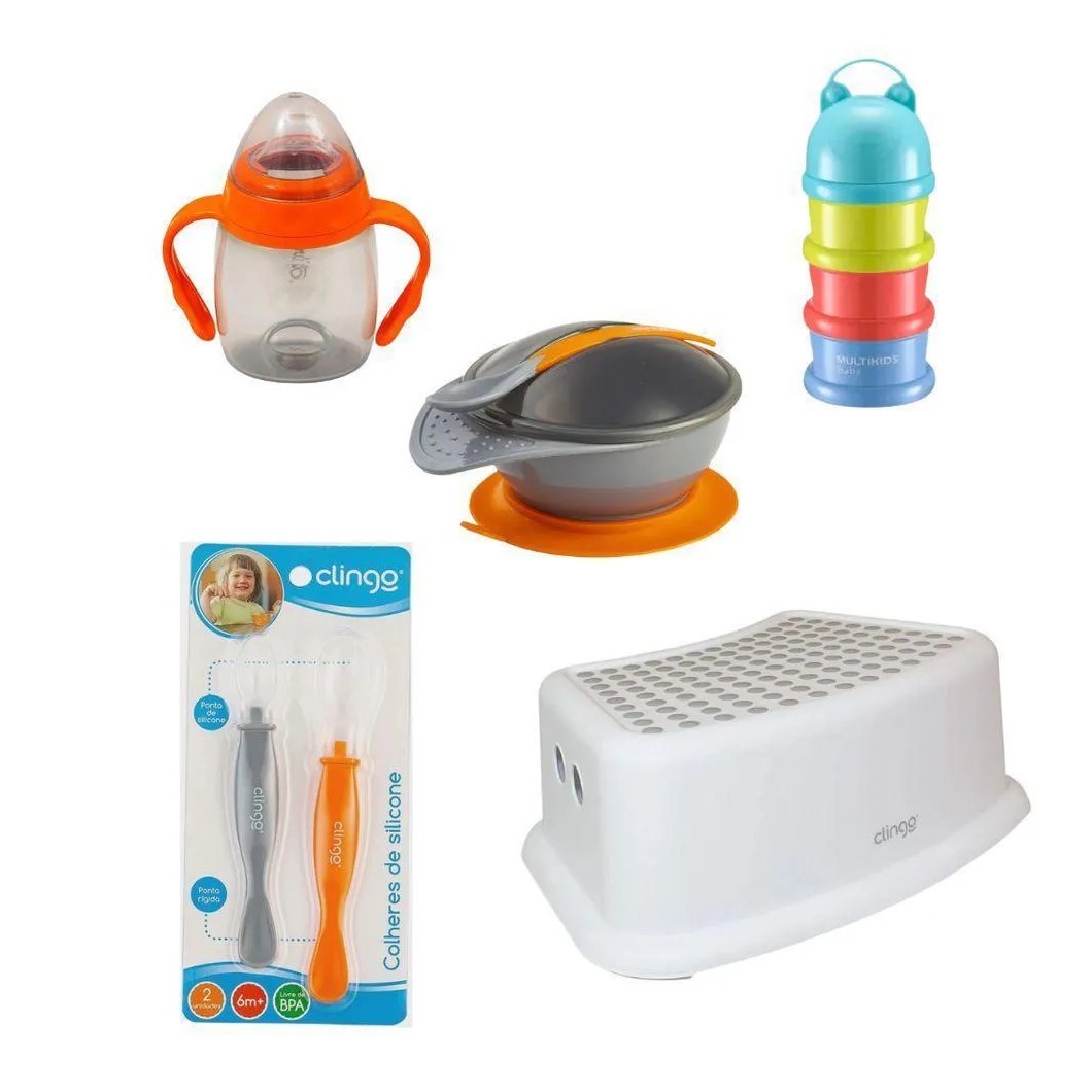 Kit Infantil De Alimentação - Clingo