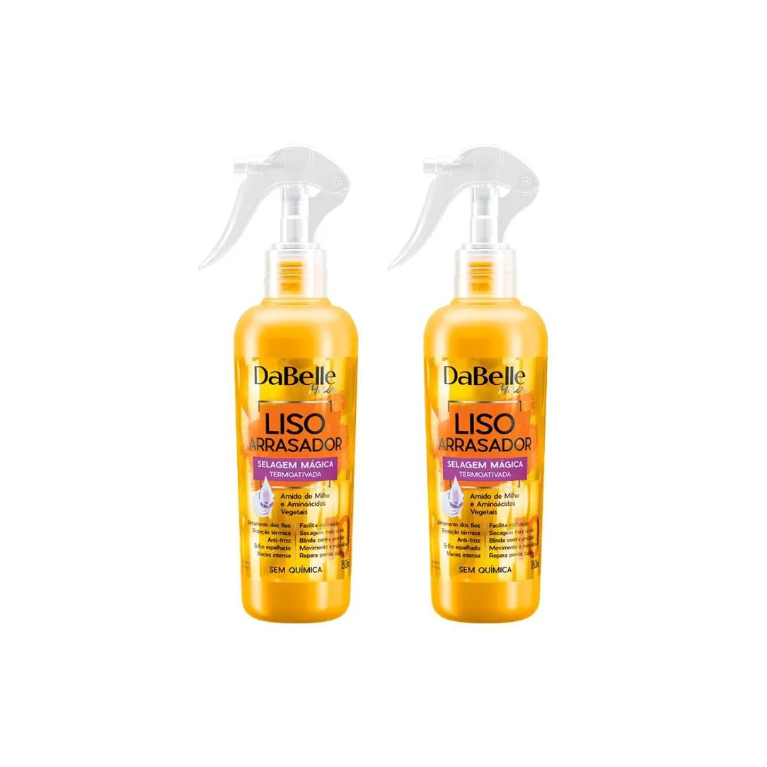 Selagem Dabelle 180ml Magica Liso Arrasador - Kit C/ 2un