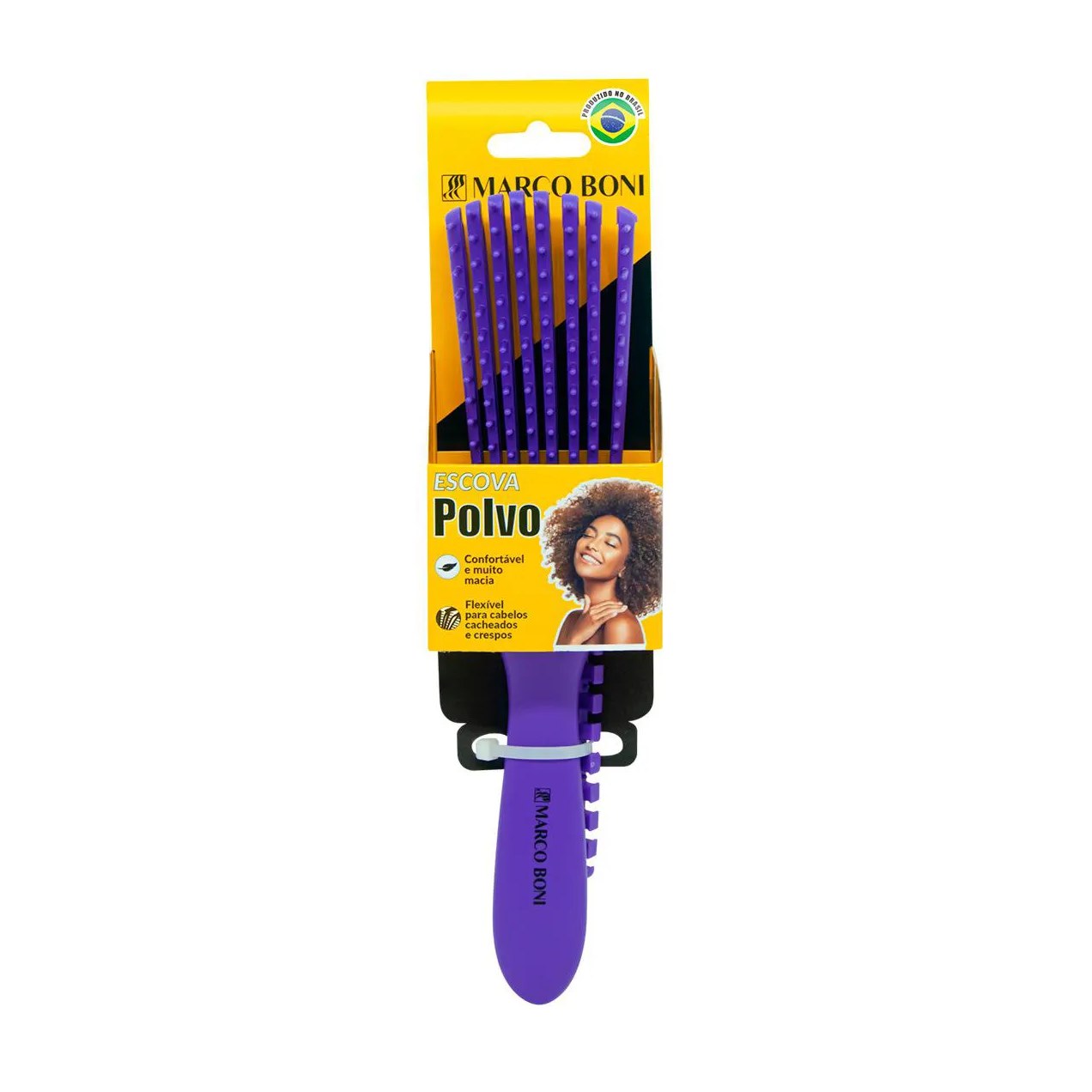 Escova de Cabelo Marco Boni Polvo Diversas - 1 unidade