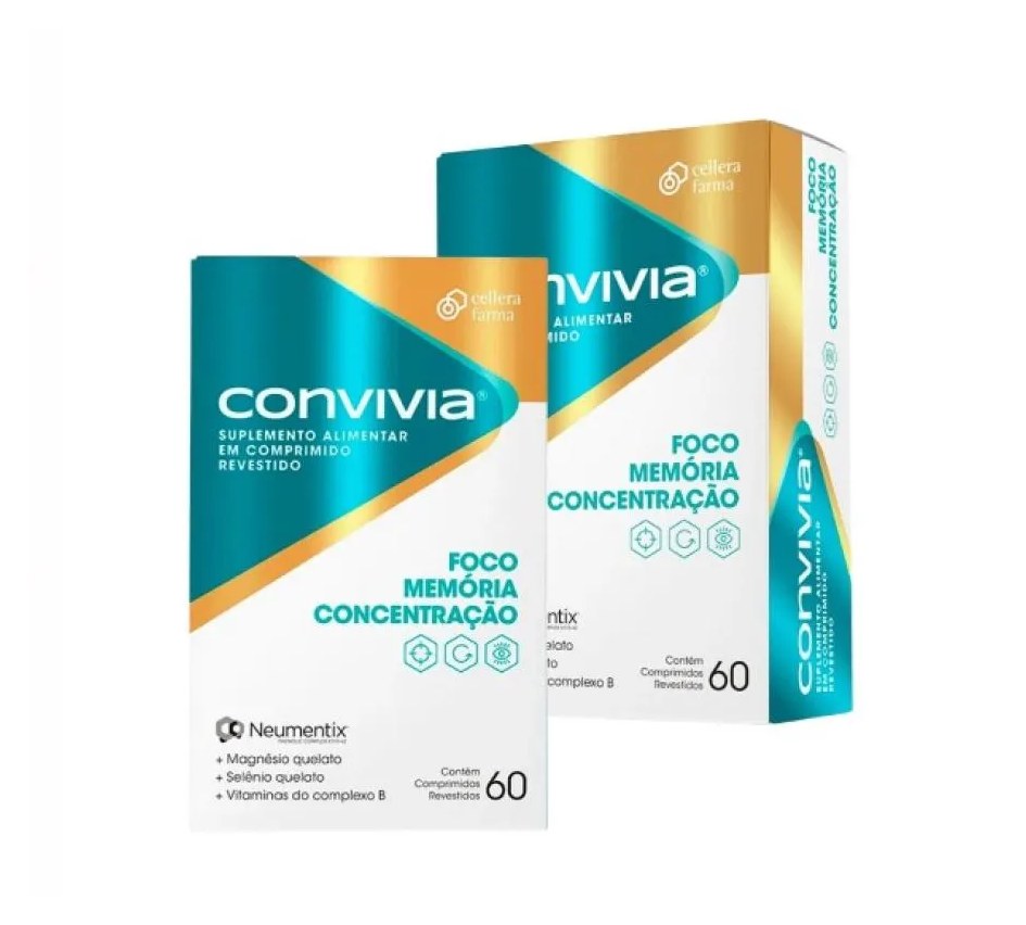 Kit Suplemento Alimentar Convivia 60Cpr + Convivia 60Cpr