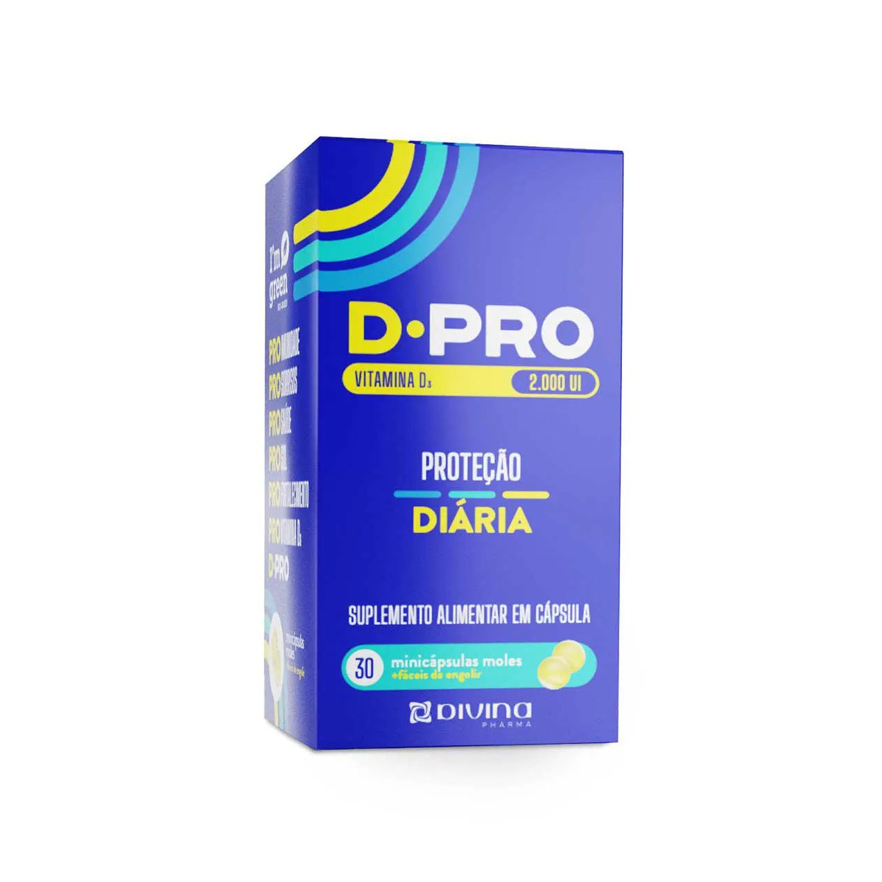 Vitamina D 2.000UI D-Pro 30 minicápsulas