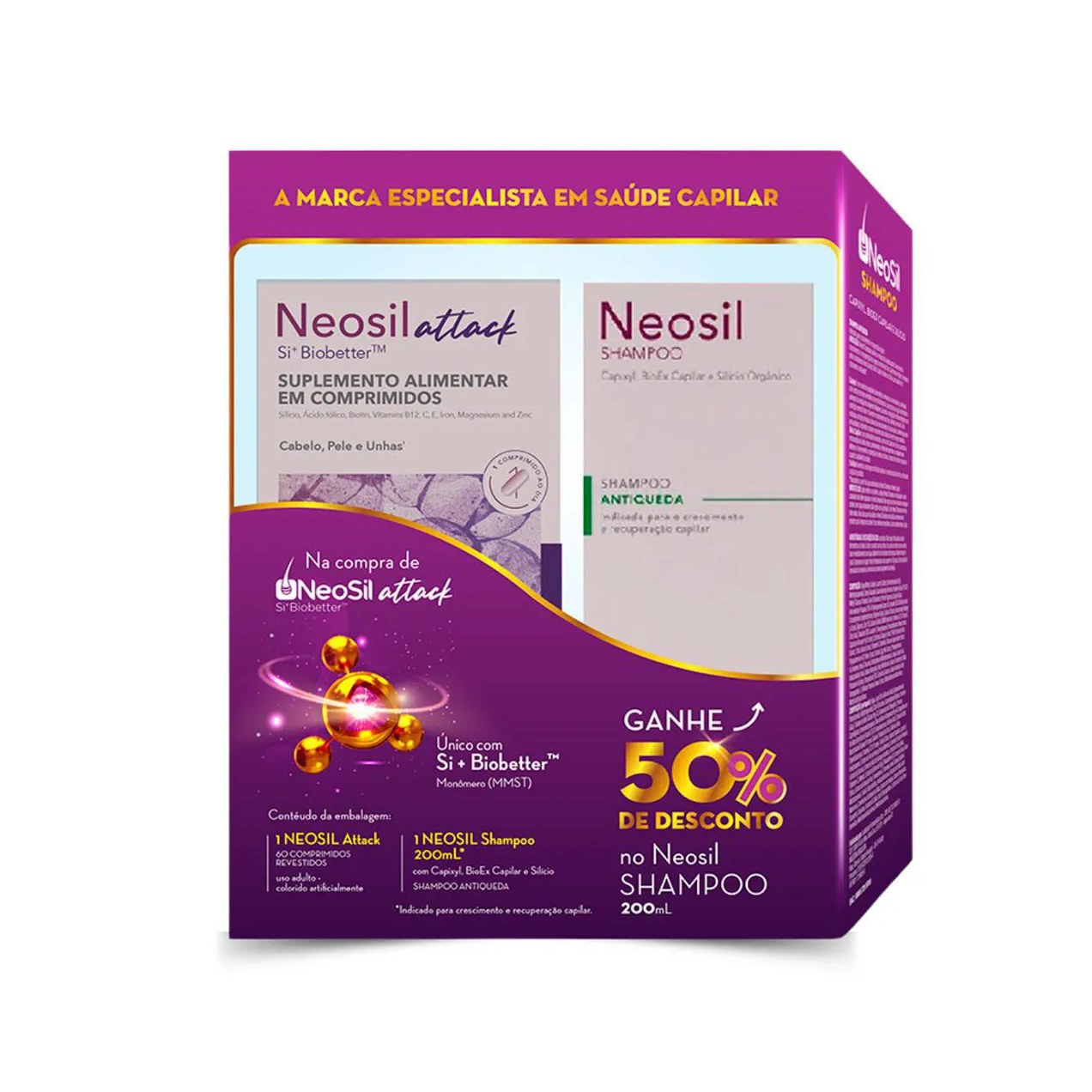 Biogens kit 2x colageno verisol 180 caps