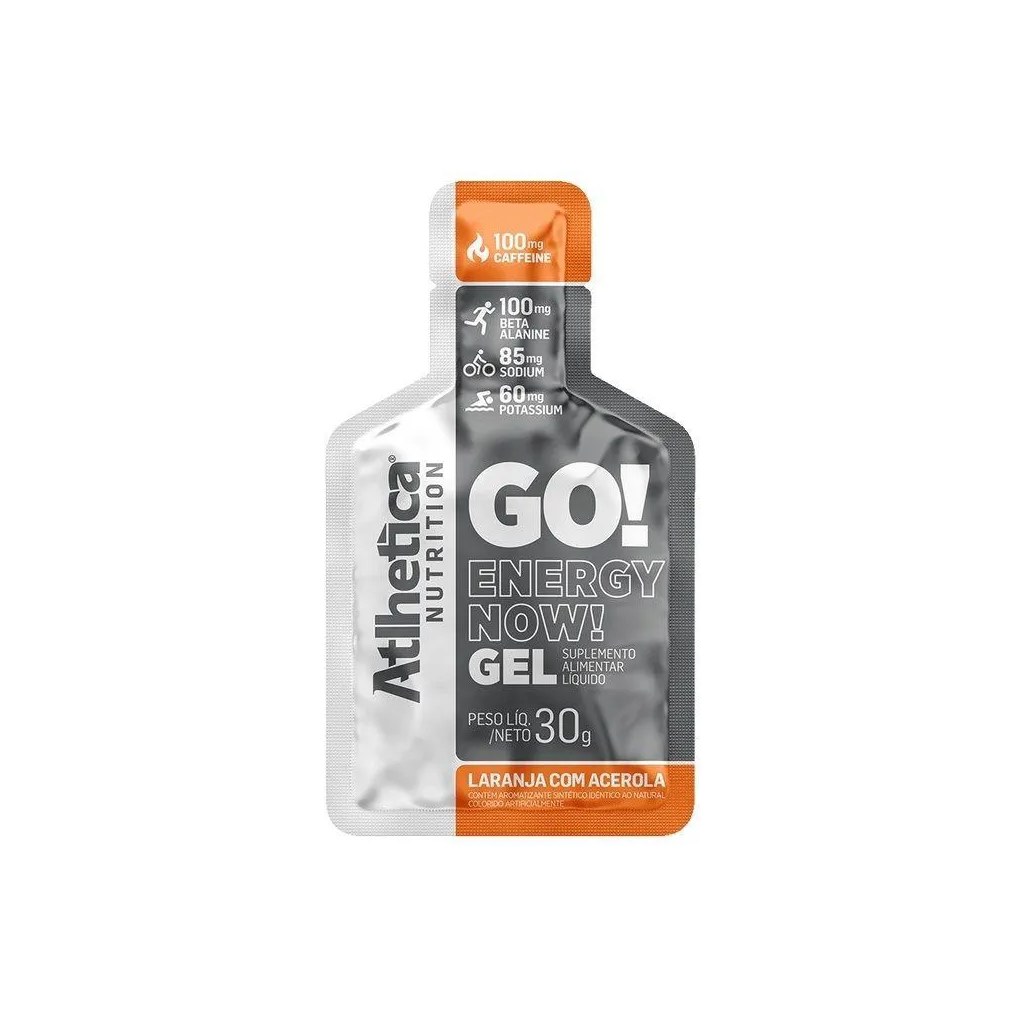 GO Energy Now Gel (30g) - Sabor: Laranja c/ Acerola