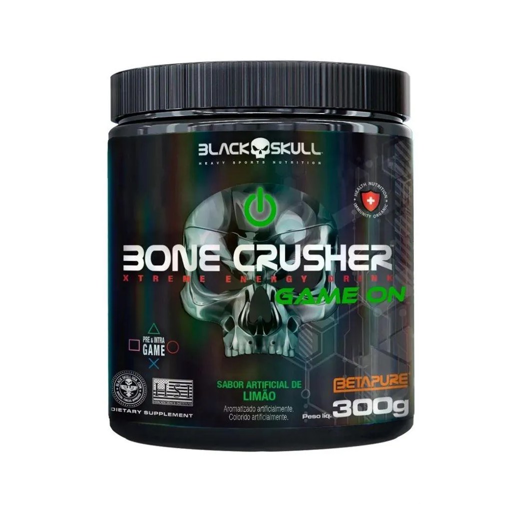 Bone Crusher Game On (300g) - Sabor: Limão