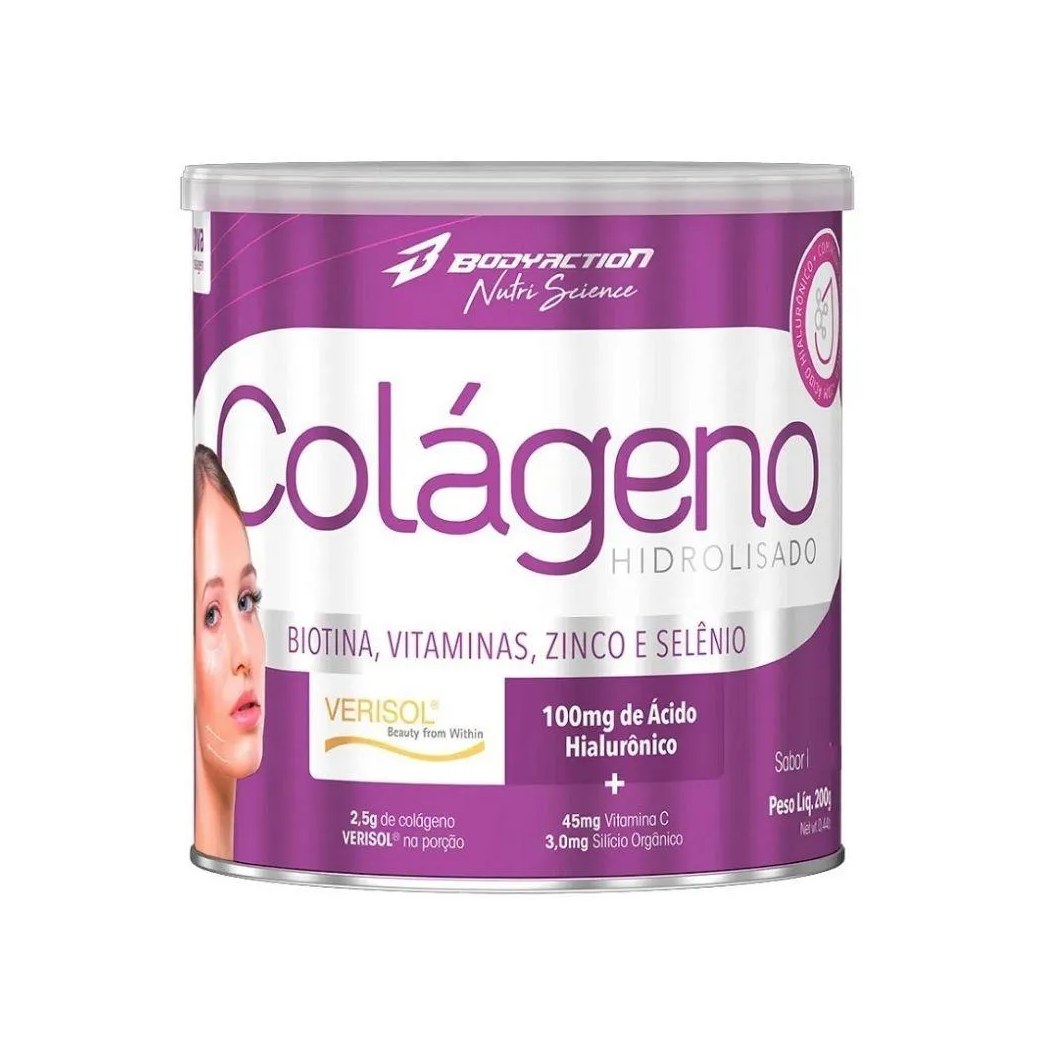 Colágeno Verisol c/ Ácido Hialurônico (200g) - Sabor: Uva