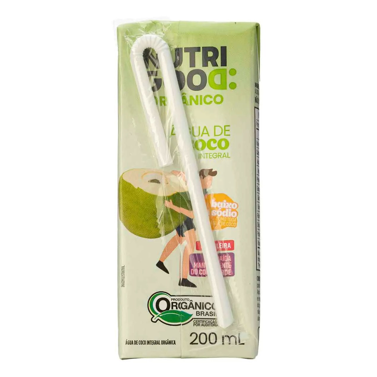 Água de Coco Integral Orgânica Nutrigood 200ml