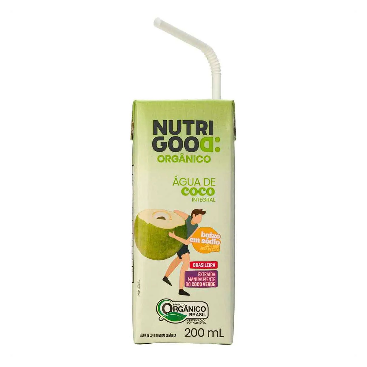 Água de Coco Integral Orgânica Nutrigood 200ml