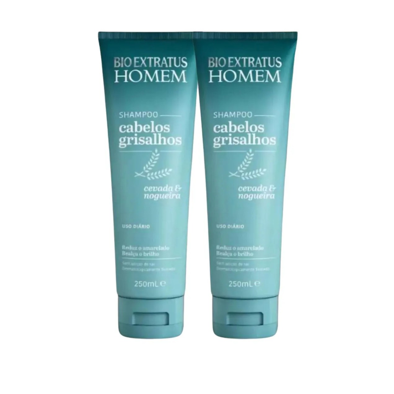 Kit C2 Shampoo Masculino Cabelos Grisalhos - Bio Extratus
