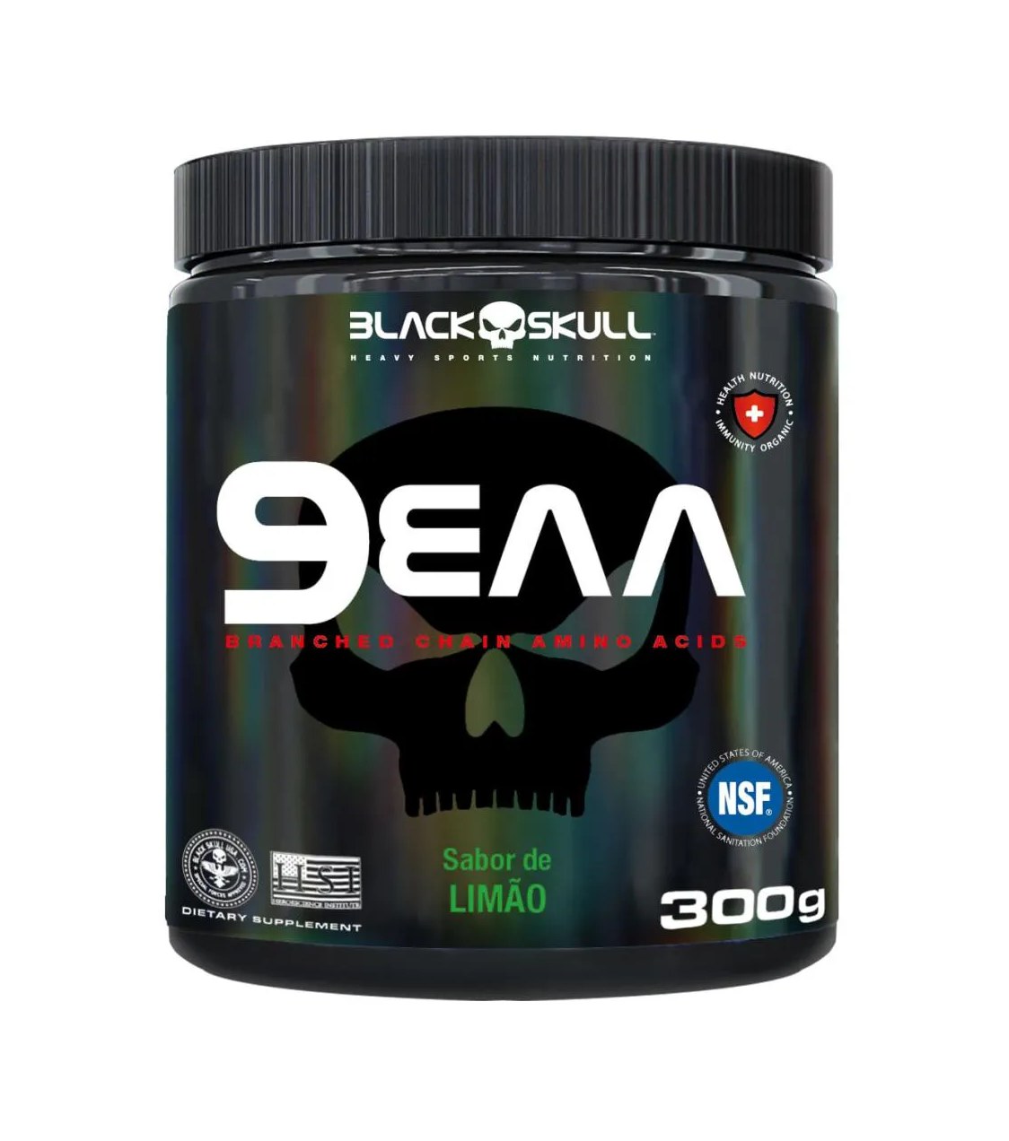 Suplemento 9EAA Black Skull Limão 300g