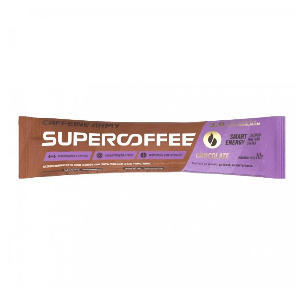 Supercoffee 3.0 To Go Sachê (10g) - Sabor: Chocolate
