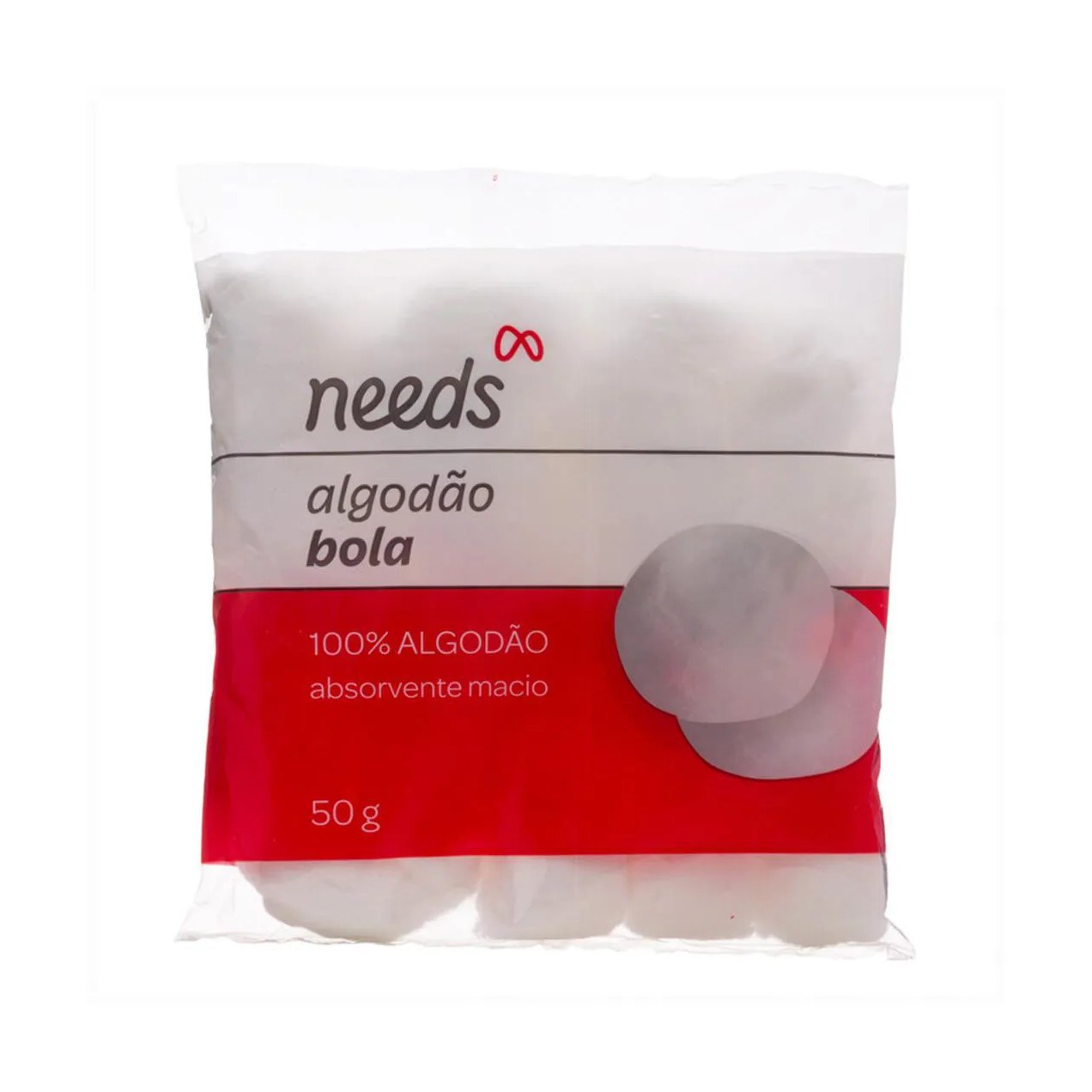 Algodão Bola Needs 50g