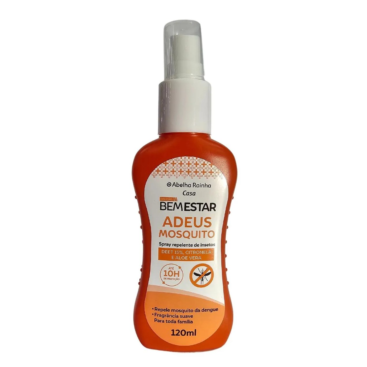 Repelente de Insetos Spray Adeus Mosquito Bem Estar Casa Abelha Rainha 120ml