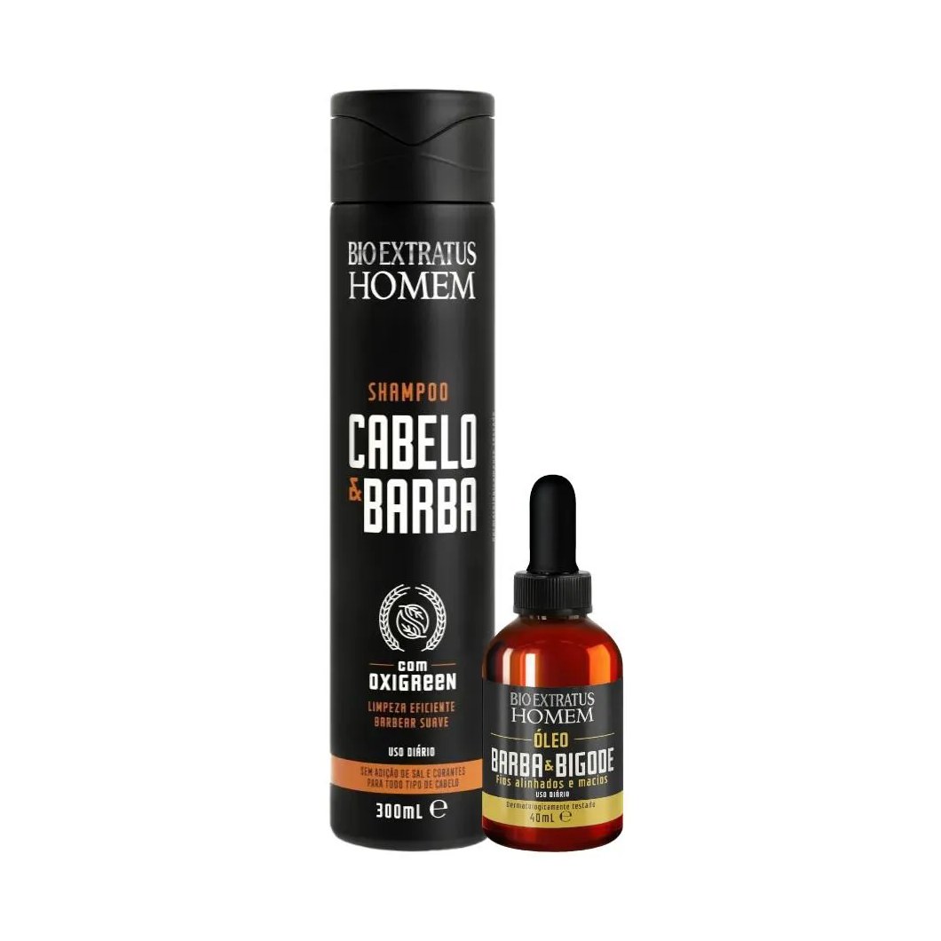 Kit Homem 1 Shampoo 300Ml 1 Óleo 40Ml