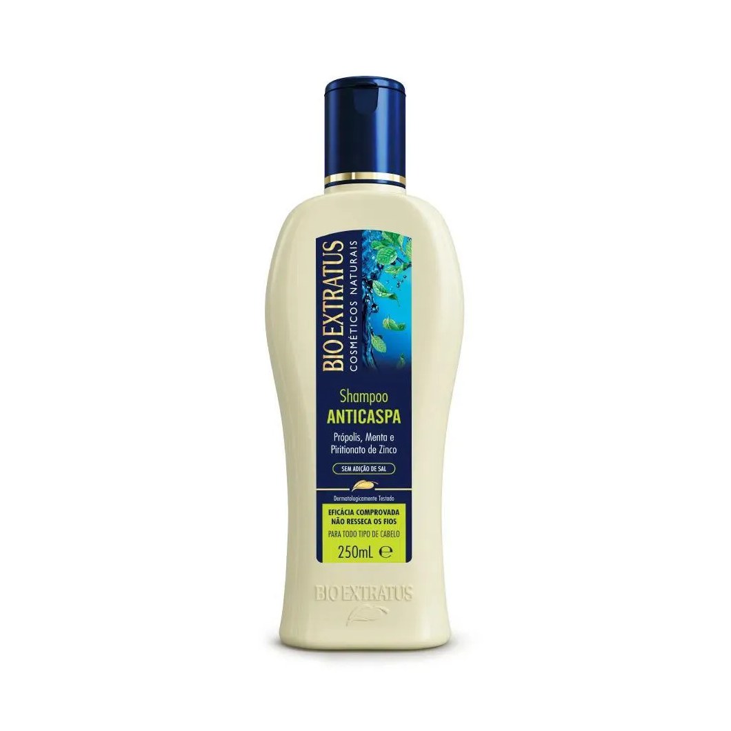 Shampoo Anti Caspa, Tratamento, Limpeza e Hidratação 250 Ml