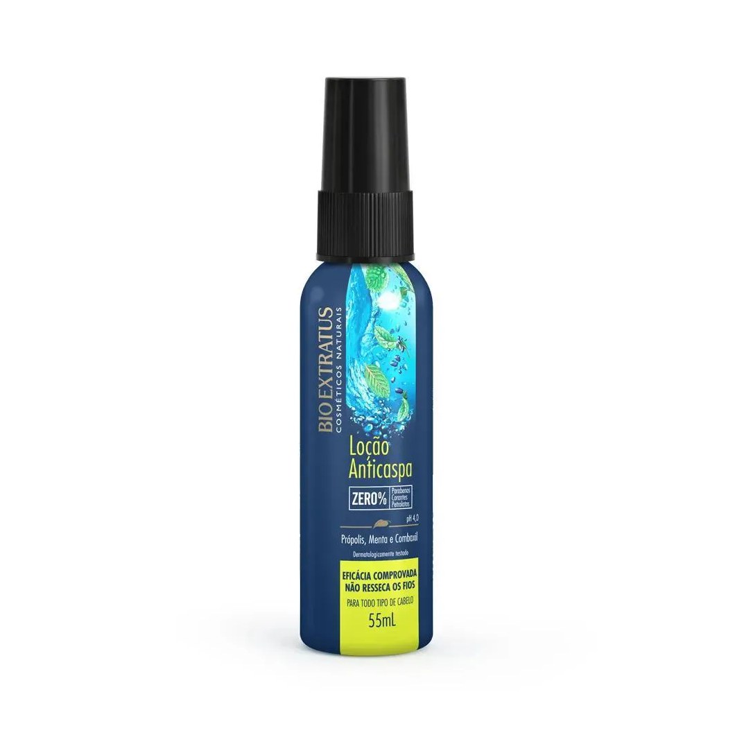 Loção Anti Caspa, Tratamento, Limpeza e Hidratação 55Ml