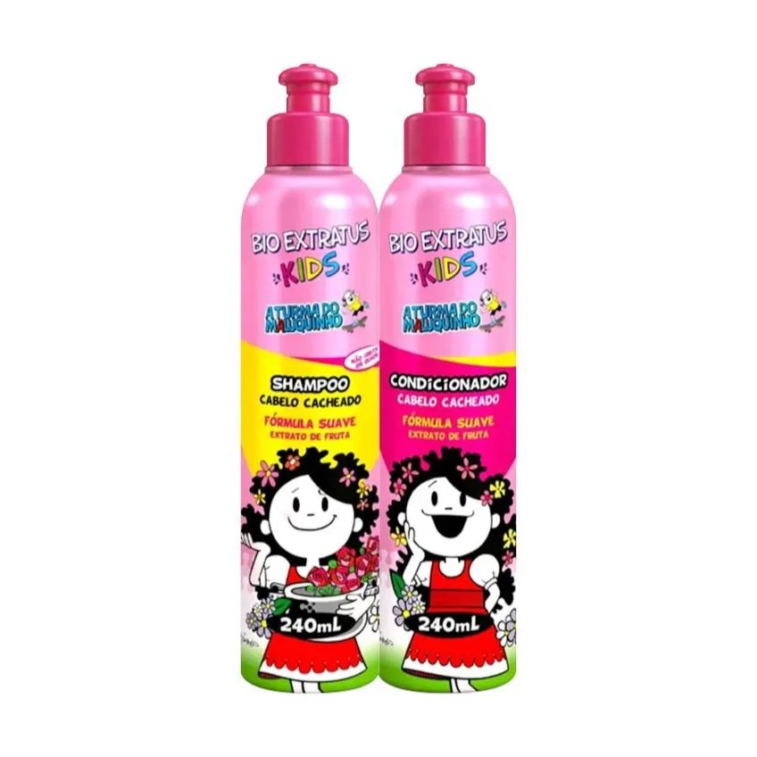 Kit Infantil Cabelo Cacheado Kids 1 Shampoo 240Ml 1 Condicionador 240Ml