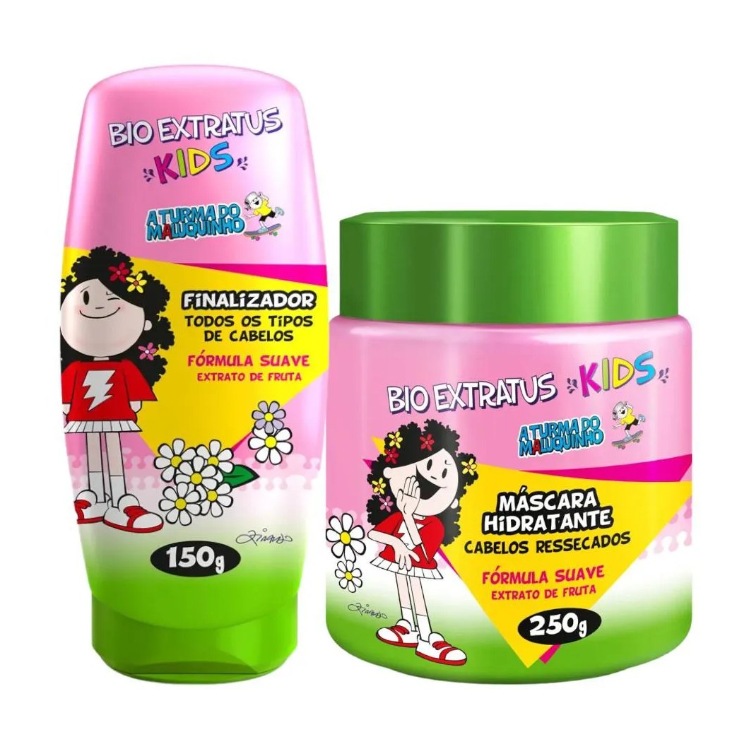 Kit Infantil Cabelo Cacheado Kids 1 Máscara 240G 1 Finalizador 150G