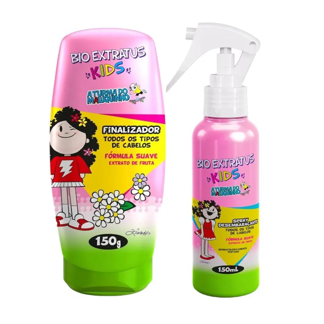 Kit Infantil Cabelo Finalização Desembarace Kids 1 Spray 150Ml 1 Finalizador 150G