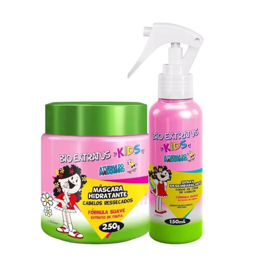 Kit Infantil Cabelo Desembarace Kids 1 Máscara 240G 1 Spray 150Ml