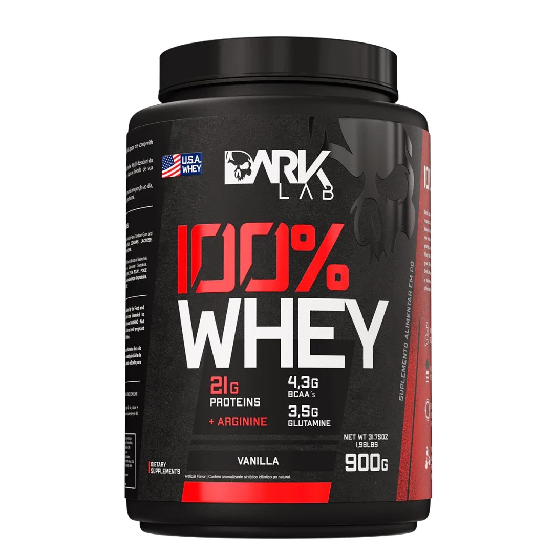 Whey Protein 100% Dark Lab Chocolate 900g