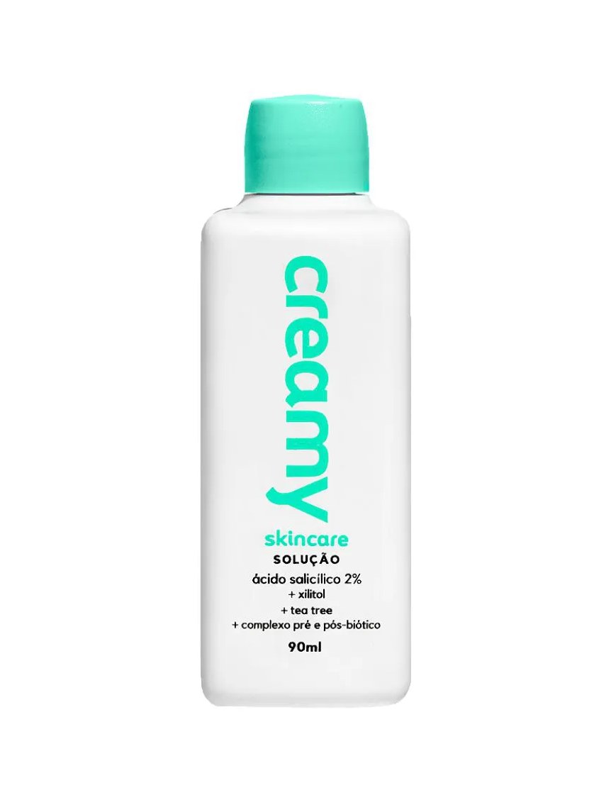 Creamy Ácido Salicílico - Tônico Antiacne Esfoliante 90Ml
