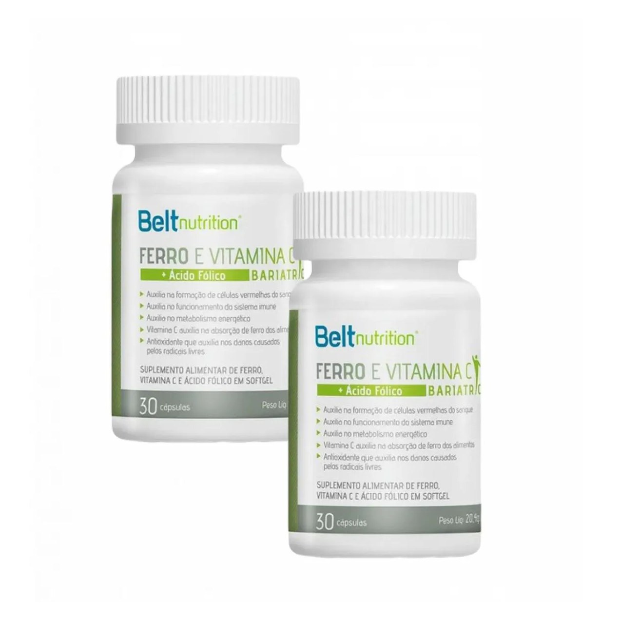 2x Belt Ferro Bariatric - Vitamina C + Ácido Fólico