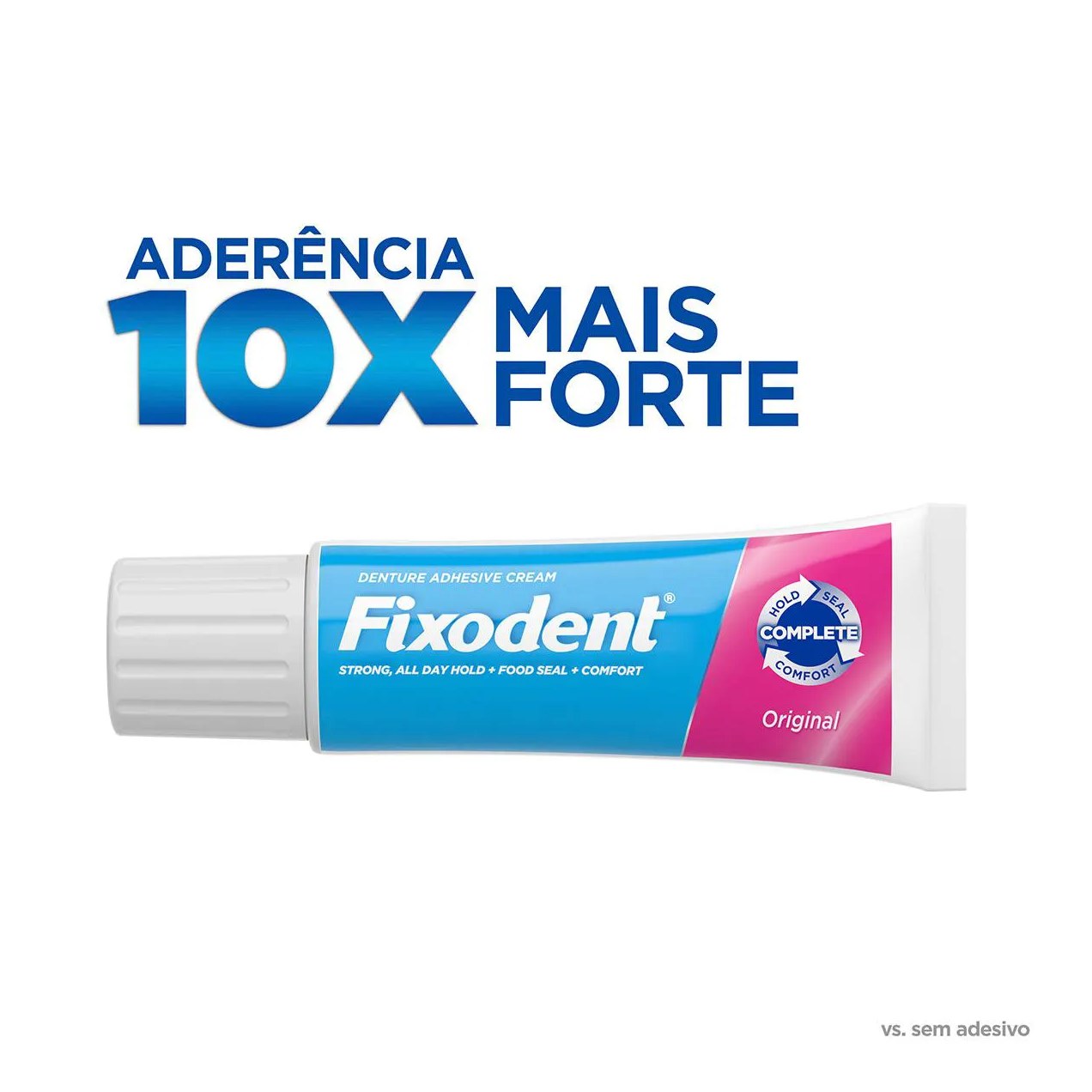 Kit Creme Fixador de Dentadura Fixodent Original 68g 2 unidades