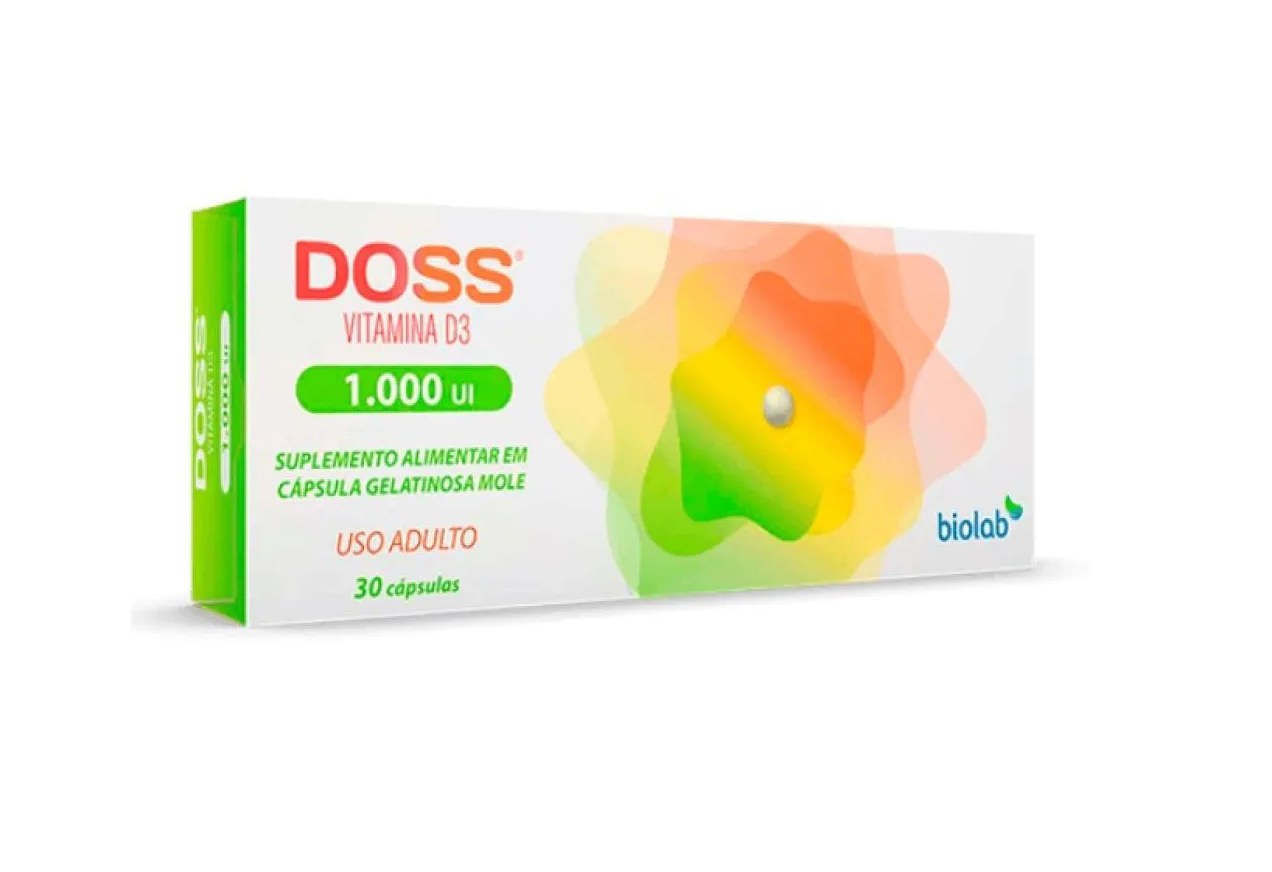 Suplemento Alimentar Doss Vitamina D 1.000Ui 30Cps