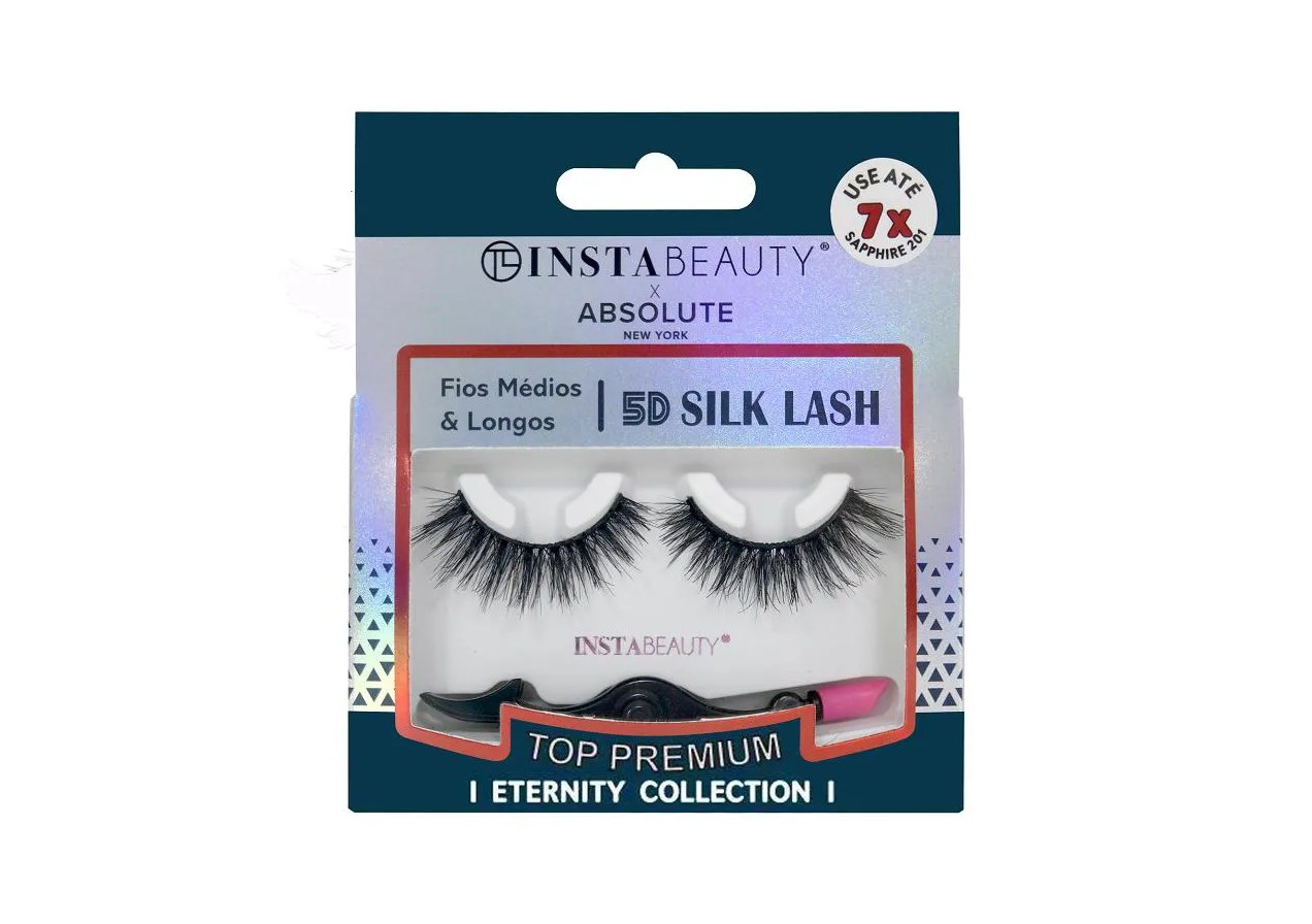 Cílios Postiços 5d Silk Sapphire 201 - Absolute New York X Instabeauty
