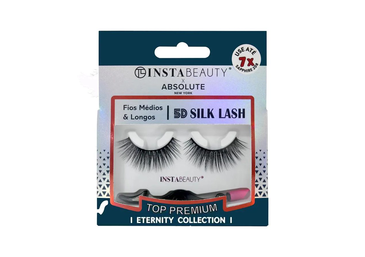 Cílios Postiços 5d Silk Sapphire 208 - Absolute New York X Instabeauty