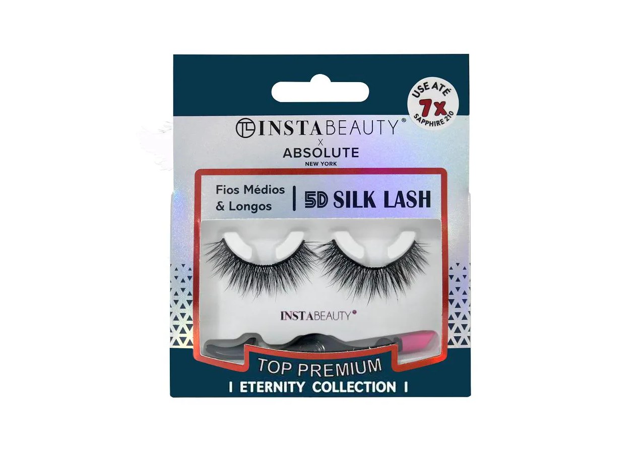 Cílios Postiços 5d Silk Sapphire 210 - Absolute New York X Instabeauty