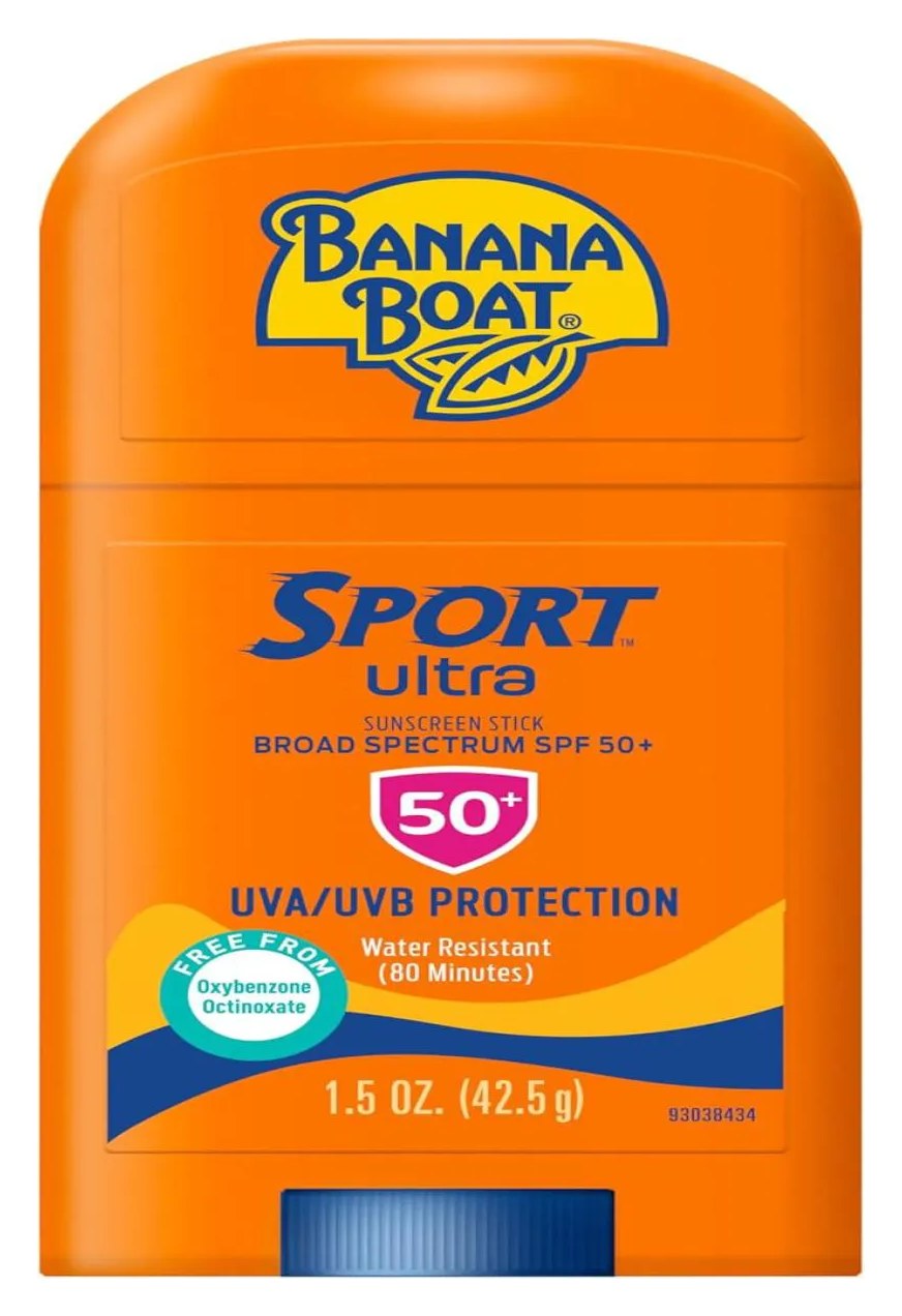 Banana Boat Sport Ultra, Reef Friendly, Broad Spectrum Sunscreen Stick, Spf 50, 1.5oz.