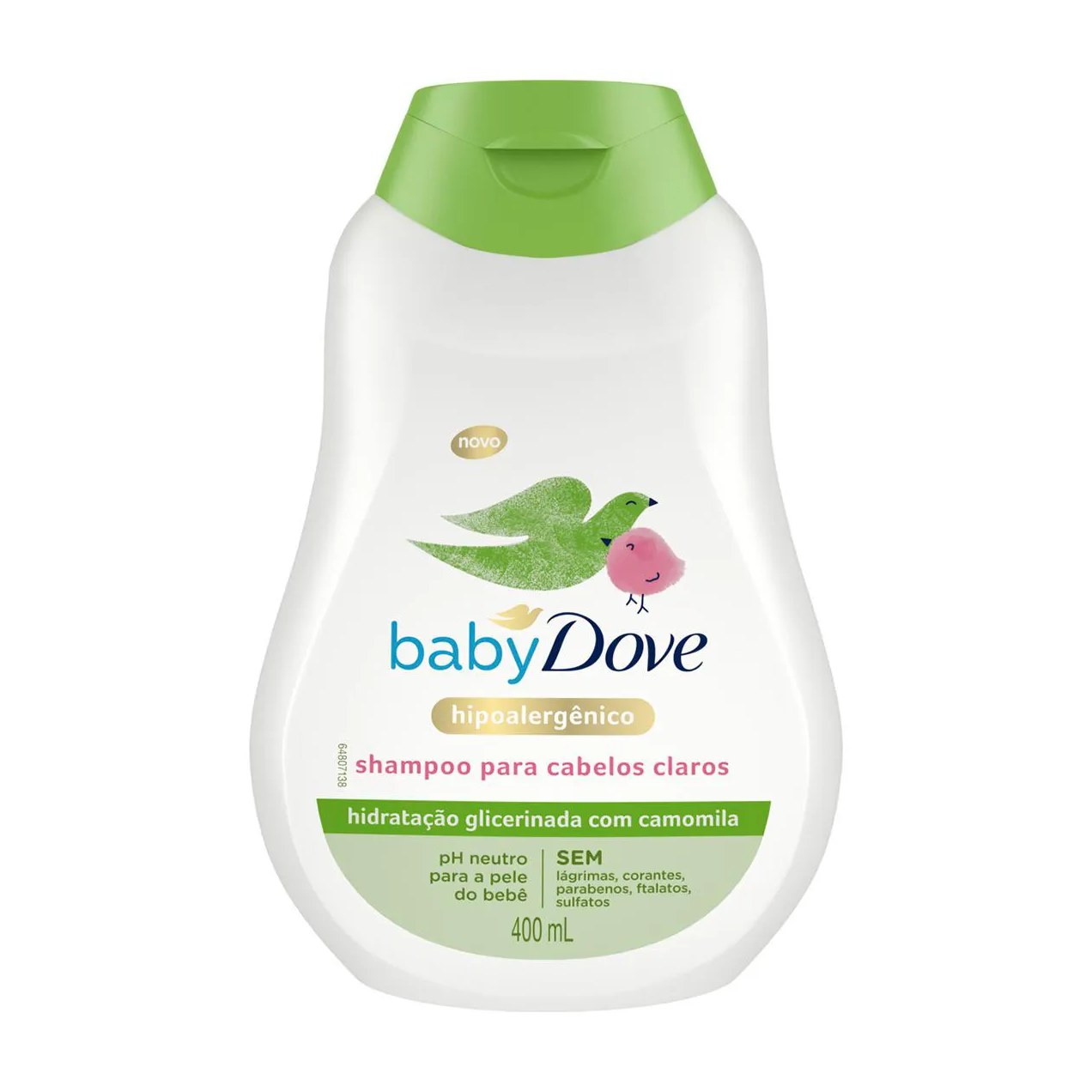 Shampoo para Cabelos Claros Dove Baby Hidratação Glicerinada Camomila 400ml