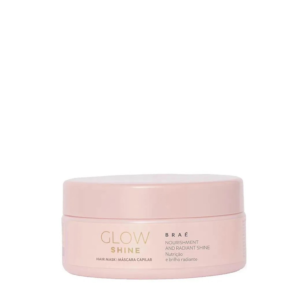 Máscara de Nutrição Braé Glow Shine 200g - Brilho Radiante