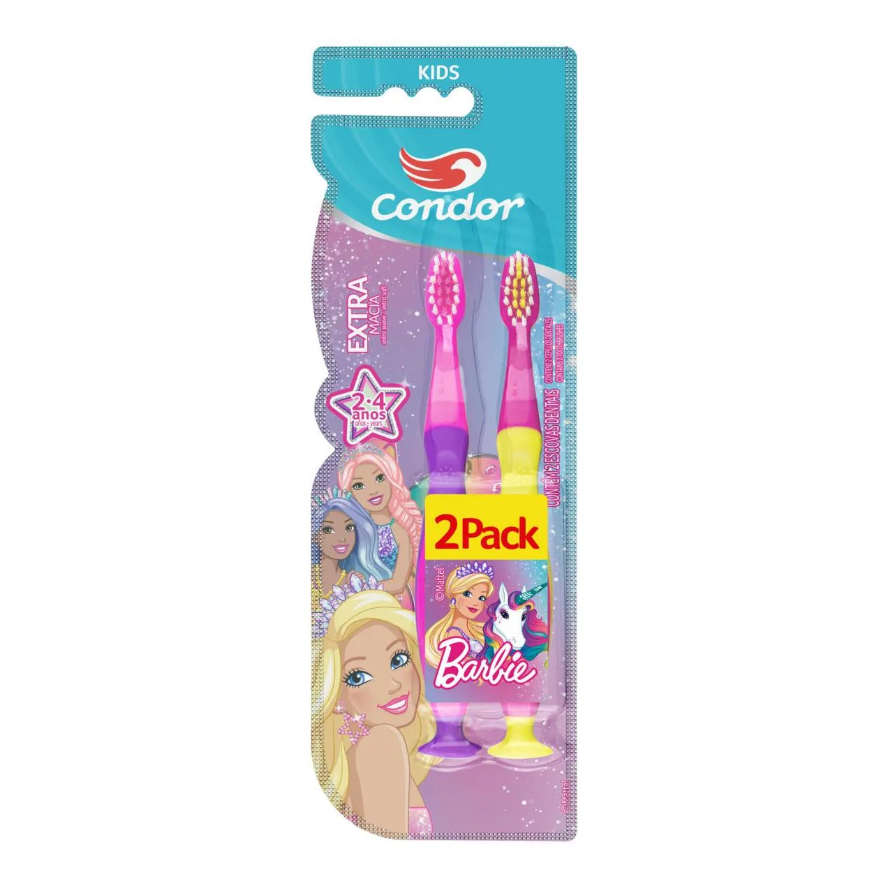 Escova Dental Extramacia com Limpador de Língua 2 Unidades