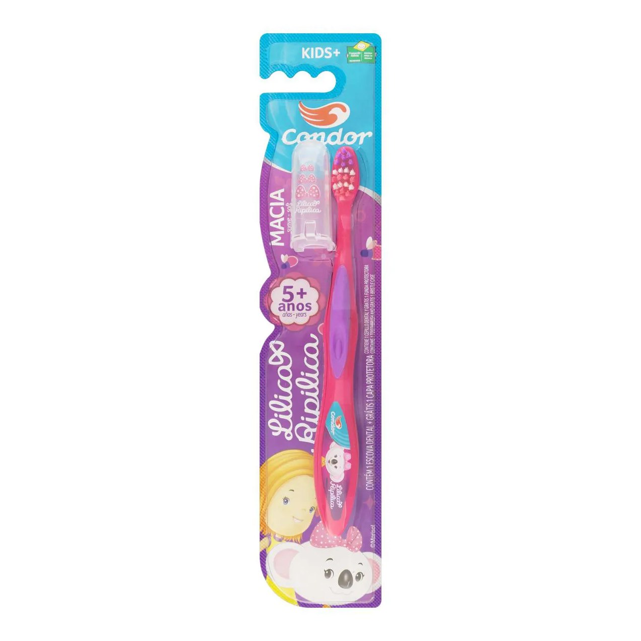 Escova Dental Macia e Suave Lilica Ripilica Condor P