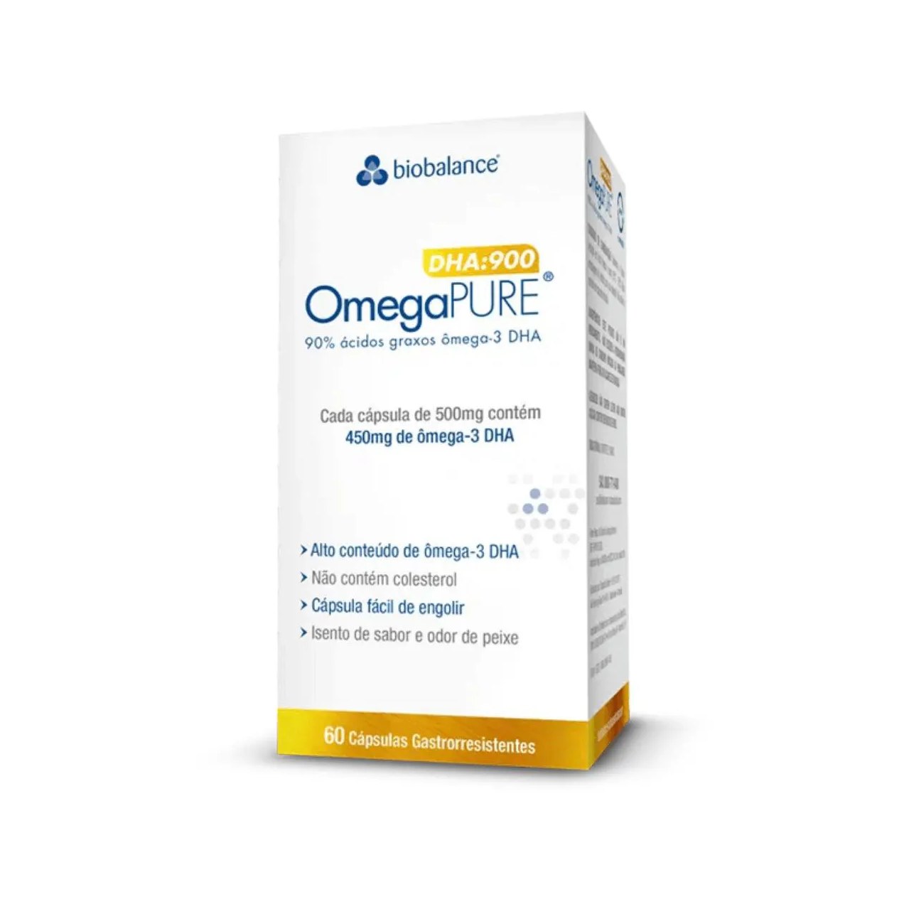 Omegapure Dha 900 Alta Concentração 60 cápsulas Biobalance