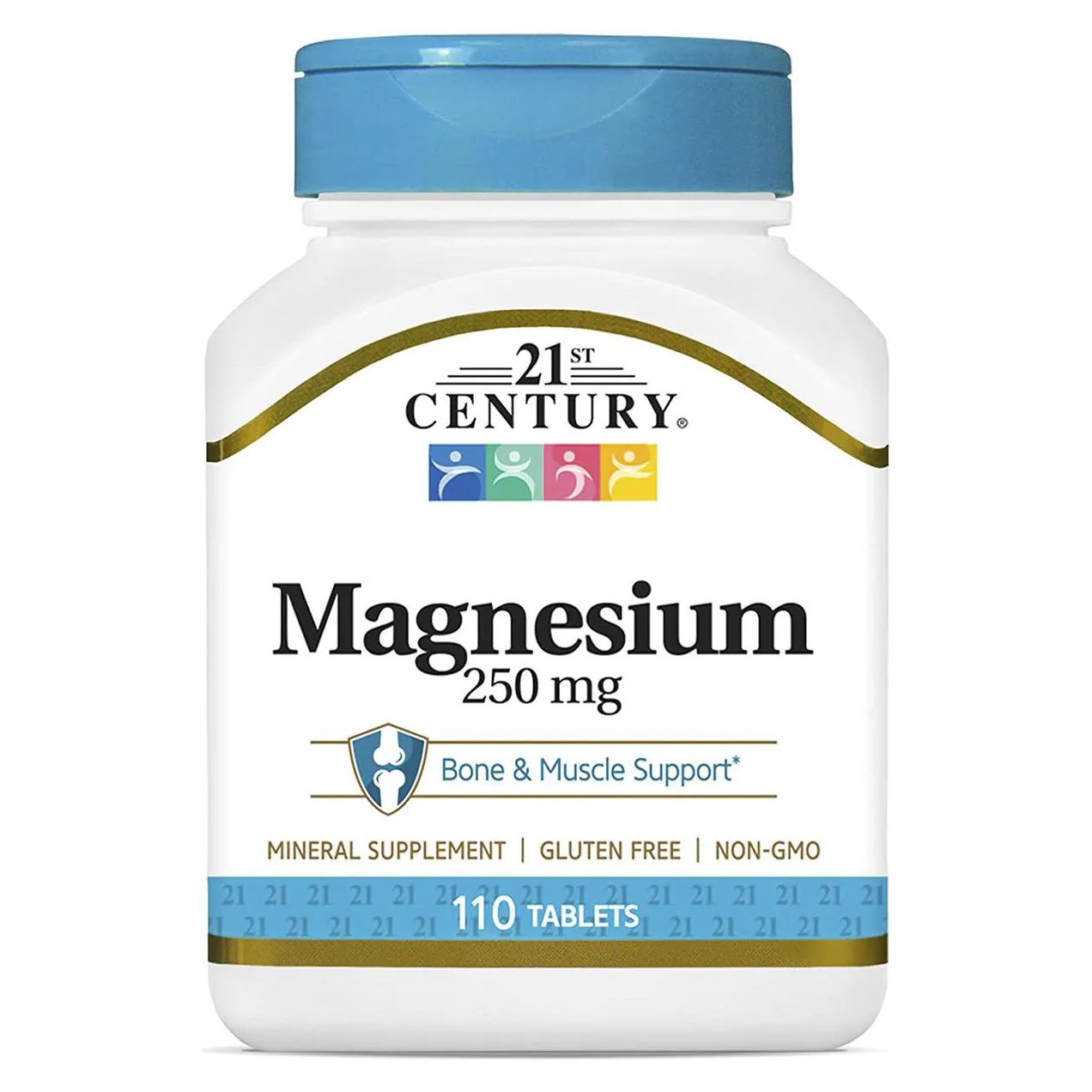Magnésio 250mg 110 Comp 21st Century
