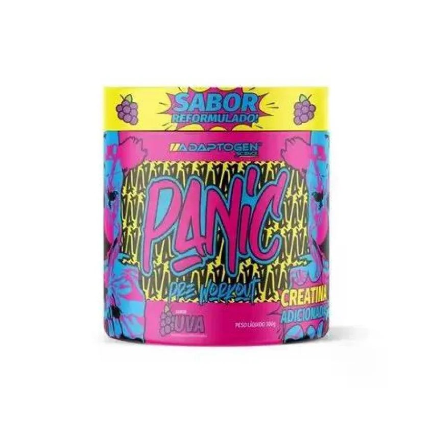 Panic Pré Workout Adaptogen Uva 300g