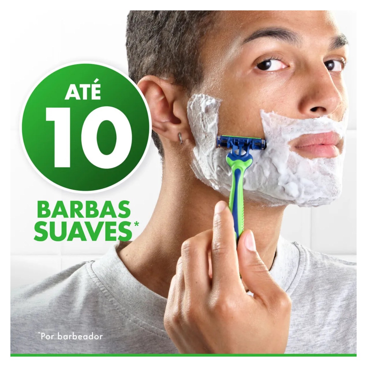 Aparelho de Barbear Gillette Prestobarba3 Sensitive Aloe Vera 2 unidades