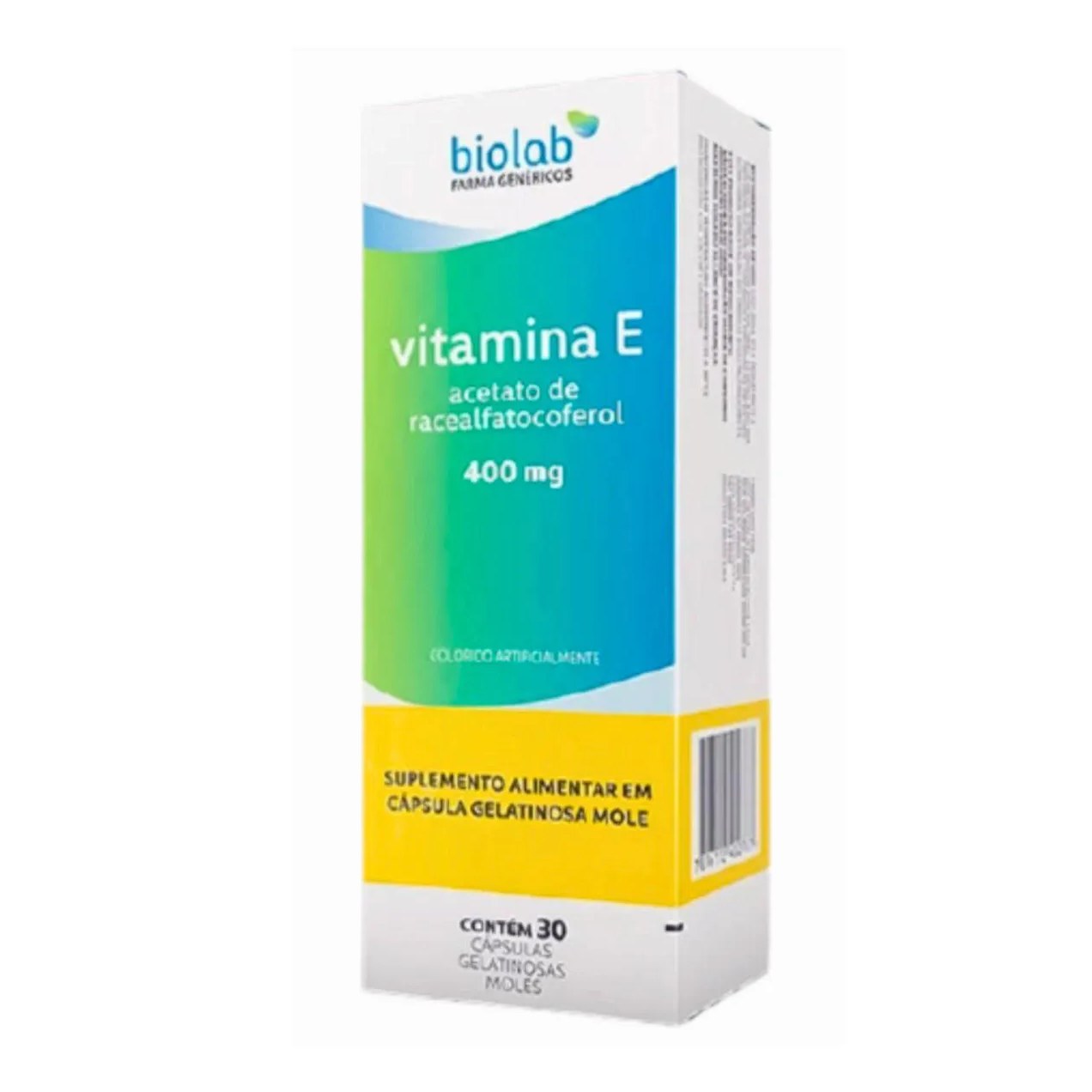 Vitamina e 400mg Biolab Vitamina da Beleza 30cps