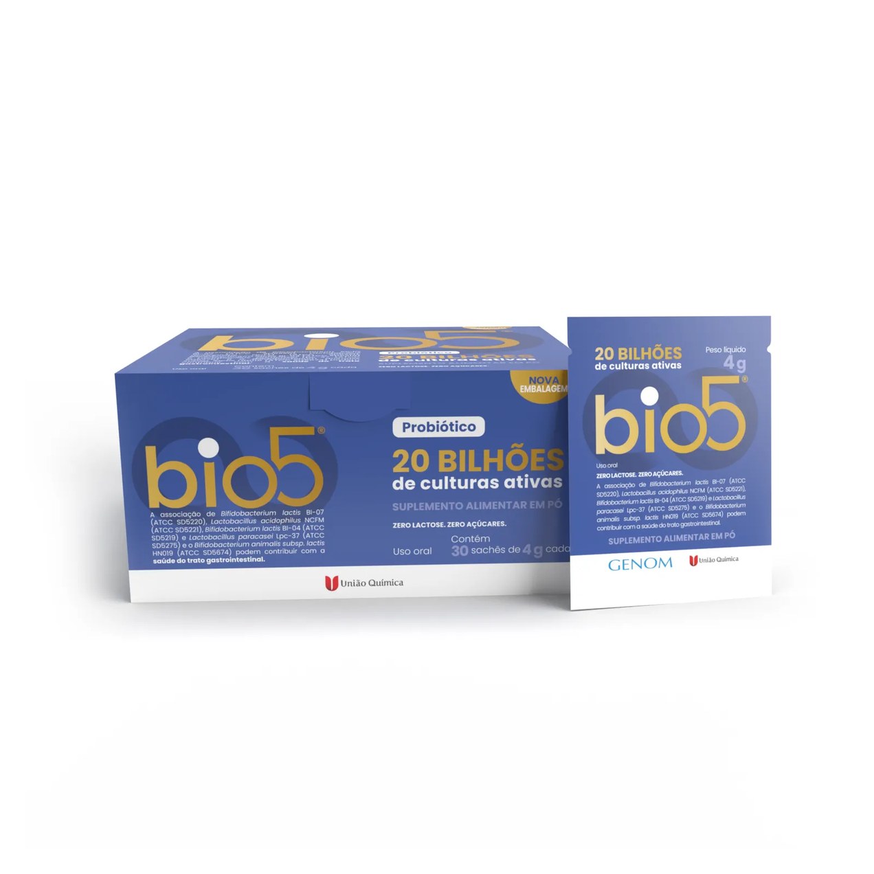 Probiótico Bio 5 30 sachês de 4g cada