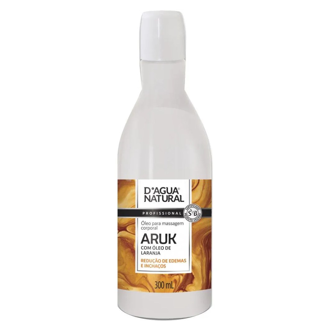 Oleo para Massagem Corporal Aruk Laranja 300ml Dagua Natural