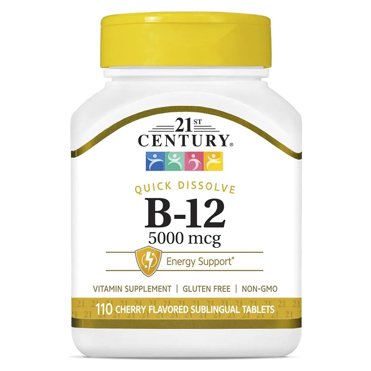Vitamina B12 5000mcg 110 Tabletes 21st Century